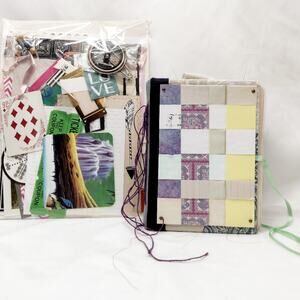 Eclectic Junk Journal 2, Handmade Recycled Journal, Mixed Media Journal